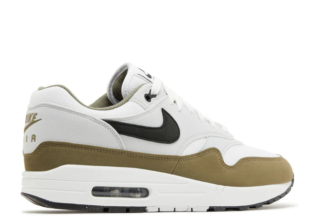 Nike Air Max 1 White Black Medium Olive