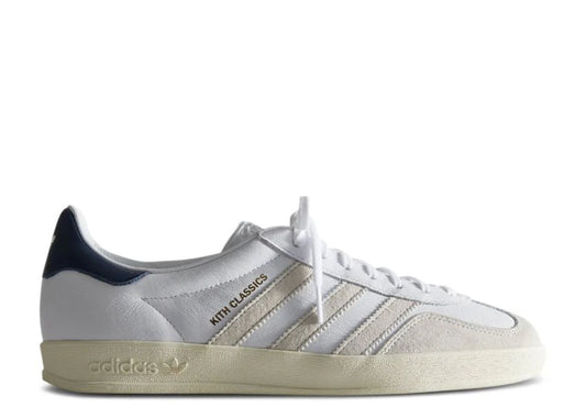 ADIDAS GAZELLE INDOOR KITH CLASSICS WHITE NAVY