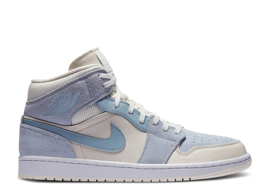 AIR JORDAN 1 MID MIXED TEXTURES BLUE