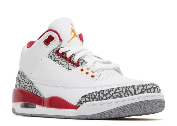 AIR JORDAN 3 RETRO CARDINAL RED