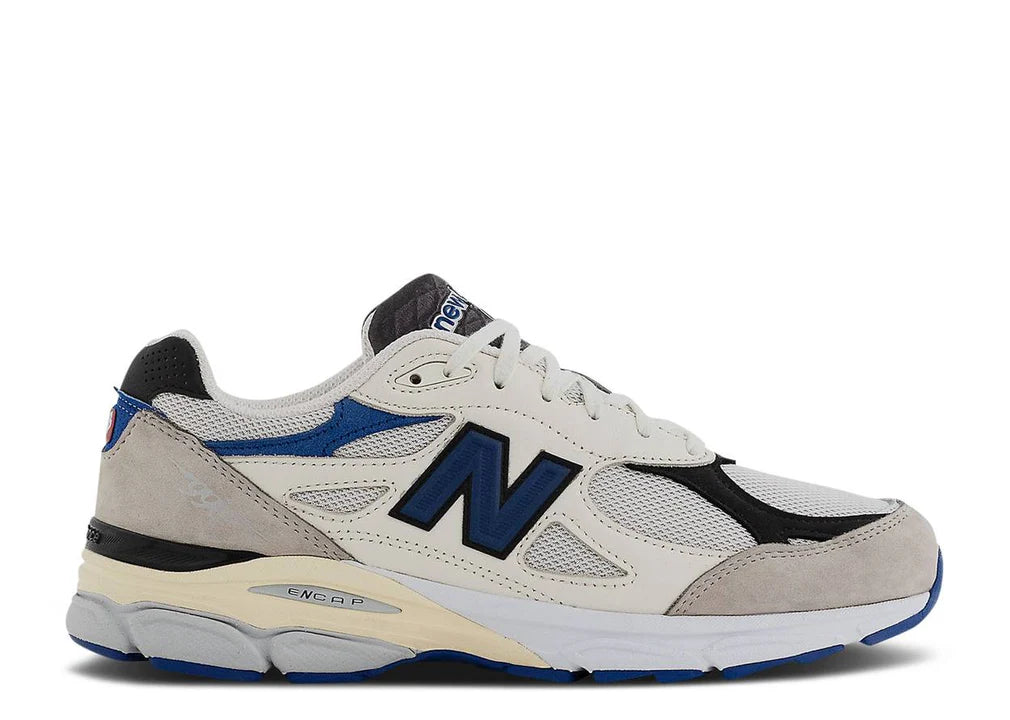 NEW BALANCE 990 V3 TEDDY SANTIS MADE IN USA CREAM BLUE