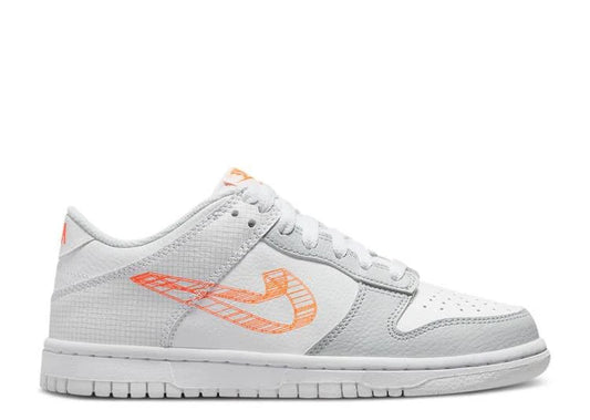 NIKE DUNK LOW 3D SWOOSH WHITE GREY