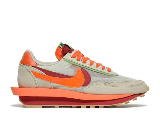 Nike LD Waffle Sacai Clot Net Orange Blaze