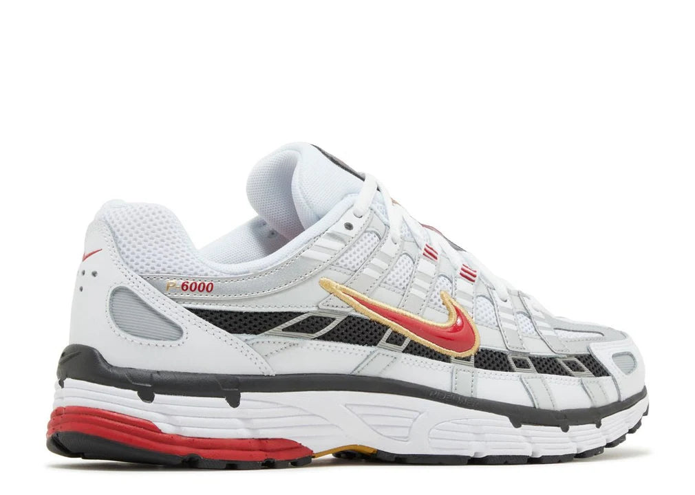 NIKE P-6000 PLATINUM VARSITY RED